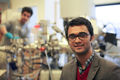 Diwaker Jha, an imaging specialist from Department of Chemistry, University of Copenhagen, has managed to get a first look at how fungus goes about infesting paper. This is good news for conservators trying to save historical books and letters. Credit: Photo: Jes Andersen/University of Copenhagen Photo of Diwaker Jha