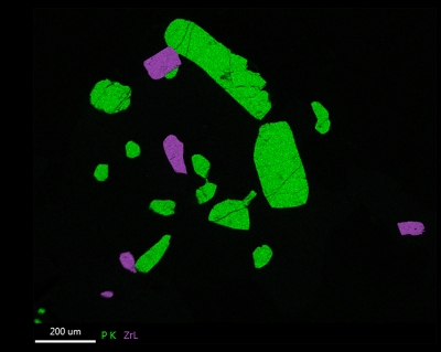 EDAX APEX™ Software CompoMap live net mapping capability.